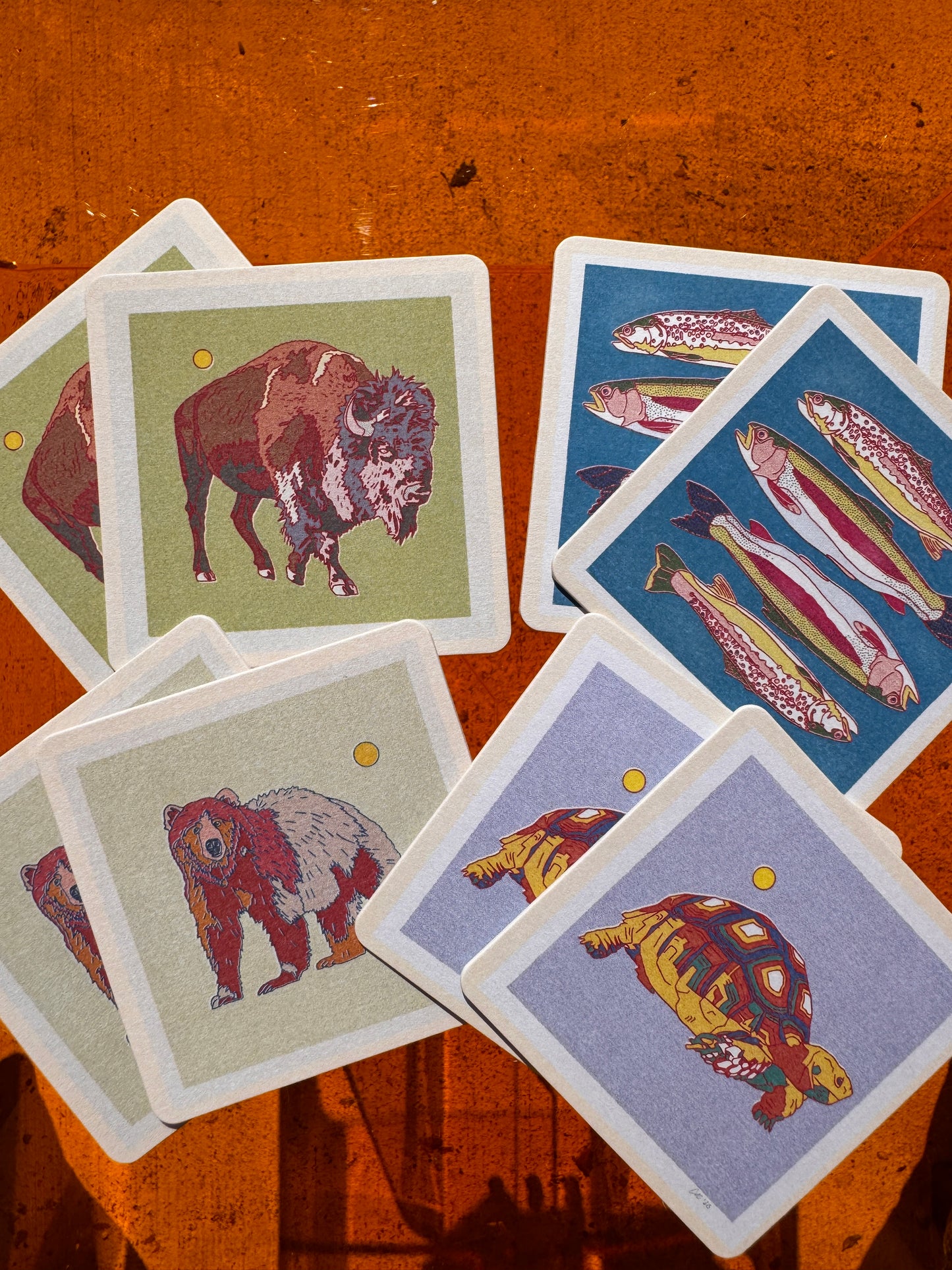 Western Animals Coasters