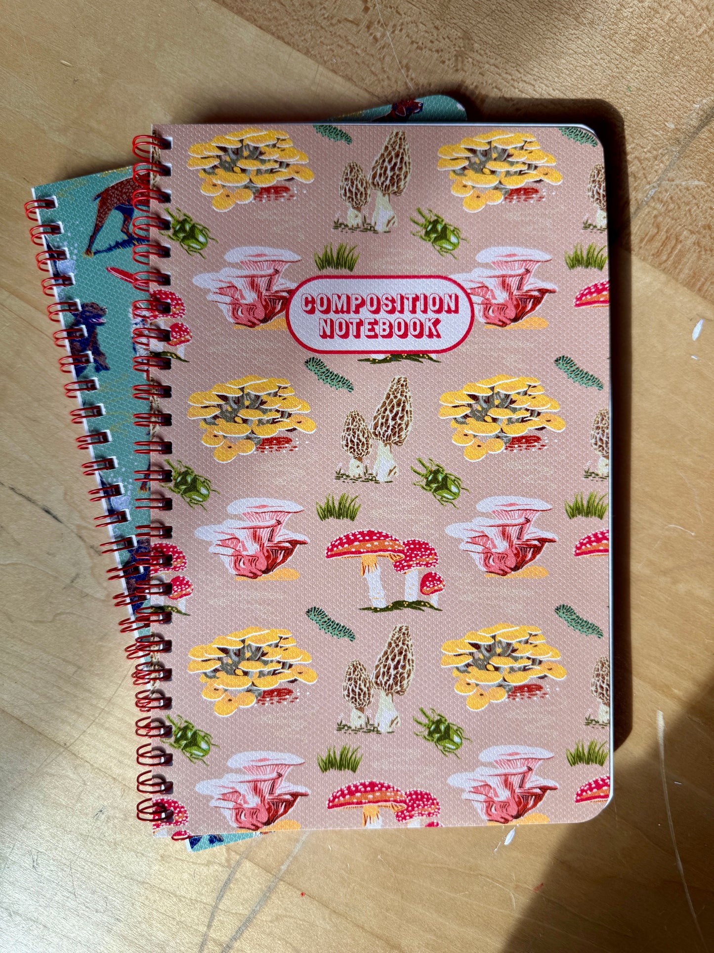 Mushroom Pattern Notebook