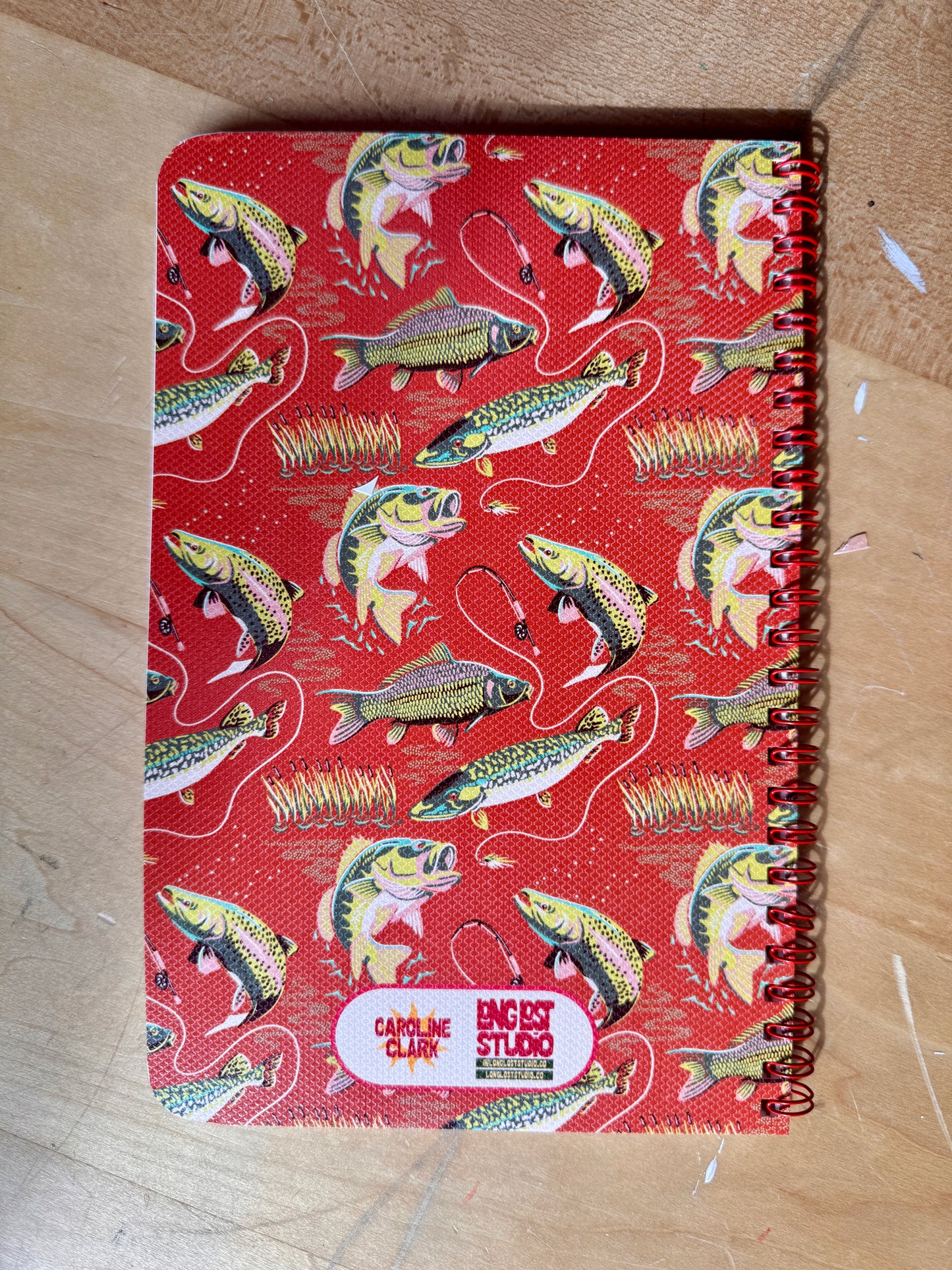 Fish Pattern Notebook