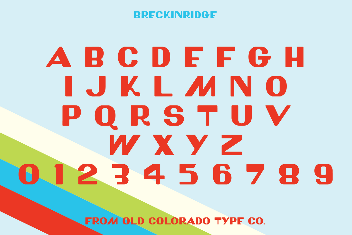 Breckenridge Typeface