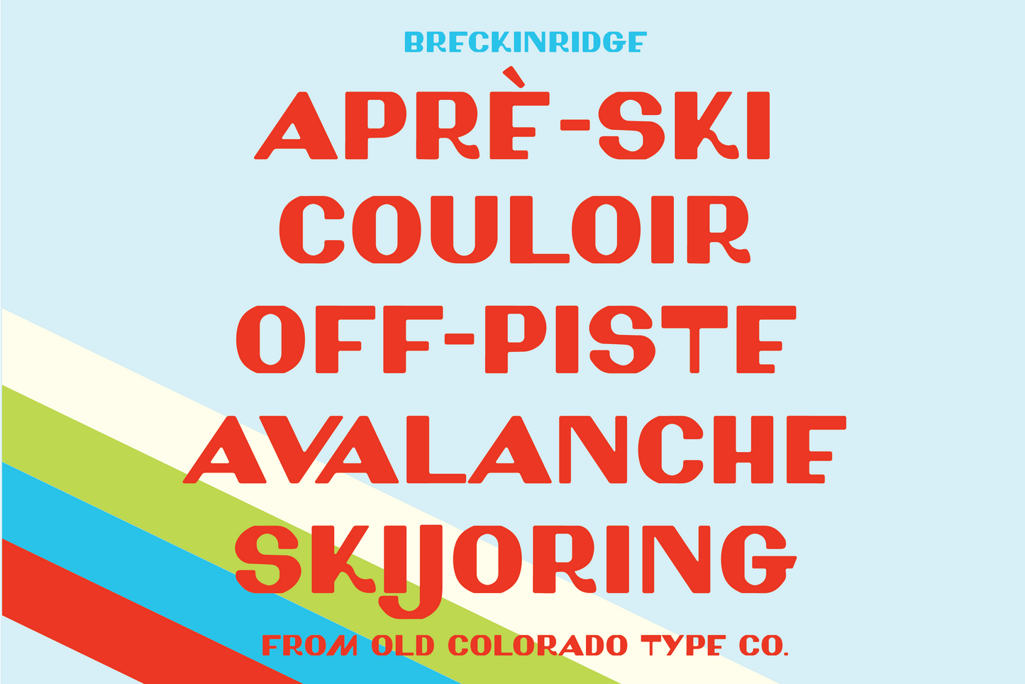 Breckenridge Typeface