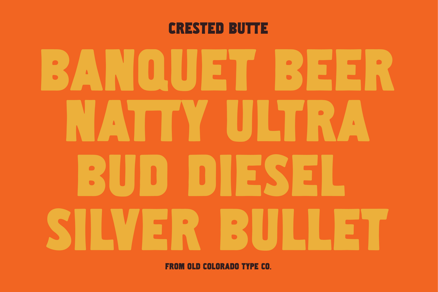 Crested Butte Typeface