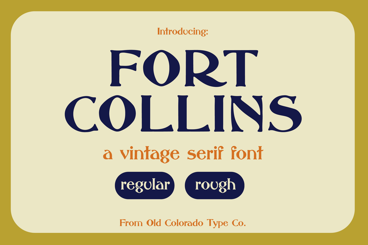 Fort Collins Typeface