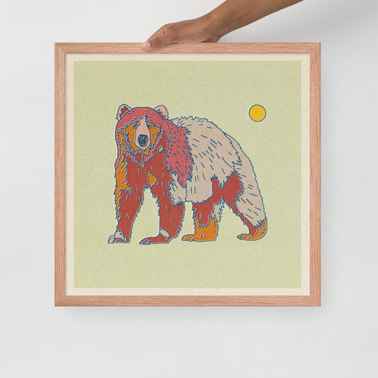 Bear Framed Print